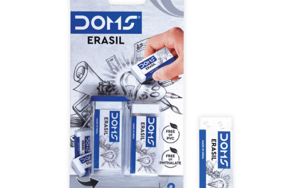 DOMS Erasil Eraser – 2 Erasers in 1 Compact Case
