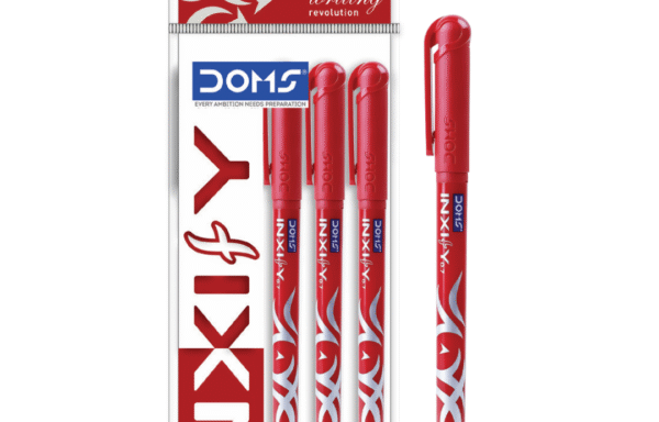 DOMS Inxify Ball Pen (Red Ink) – Pack of 5