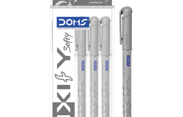 DOMS Inxify Softy Ball Pen (Black Ink) – Pack of 5
