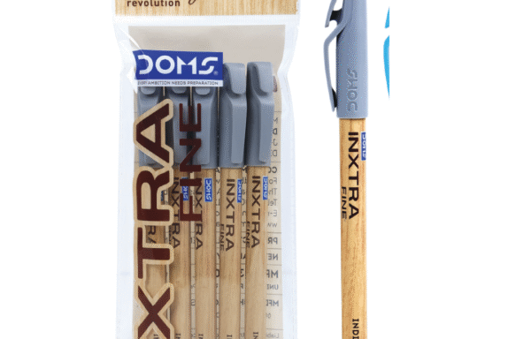 DOMS Inxtra Fine Ball Pen (Black Ink) – Pack of 5