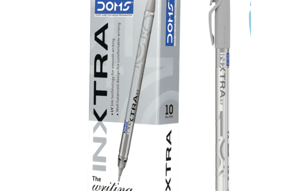 DOMS INXTRA BALL PEN ( Blue Ink ) pack of 10